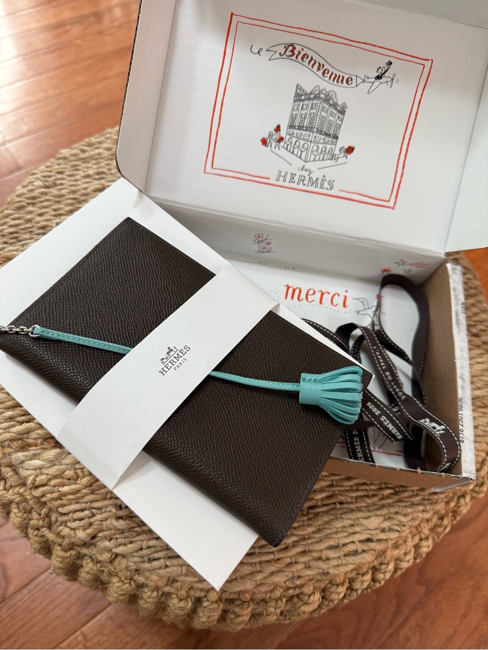 Hermès Agenda Notebook with Hermès Tassel Charm